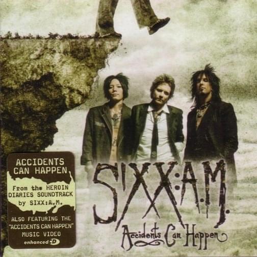 Album cover art for "Accidents Can Happen" by Sixx:A.M.