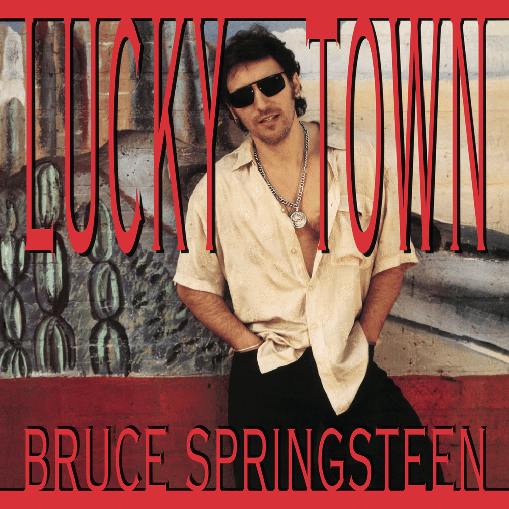 Album cover art for "Lucky Town" by Bruce Springsteen