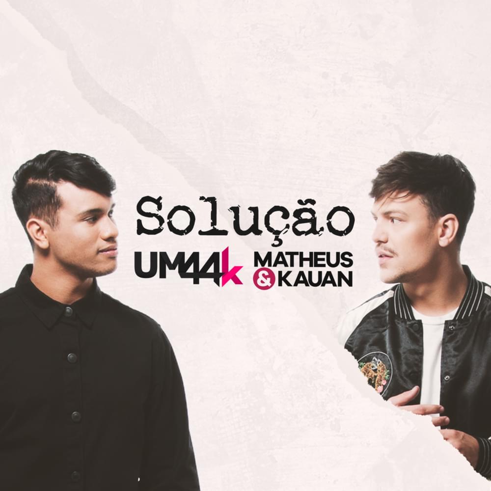 Album cover art for "Solução (M&K)" by UM44K & Matheus & Kauan