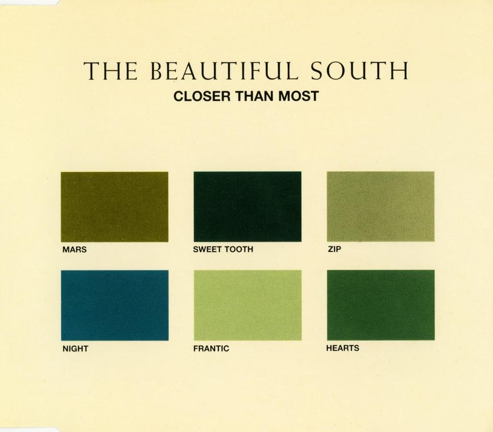 Album cover art for "Closer Than Most" by The Beautiful South