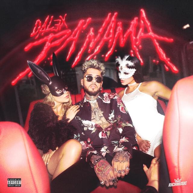 Album cover art for "Pa’nama" by Dalex