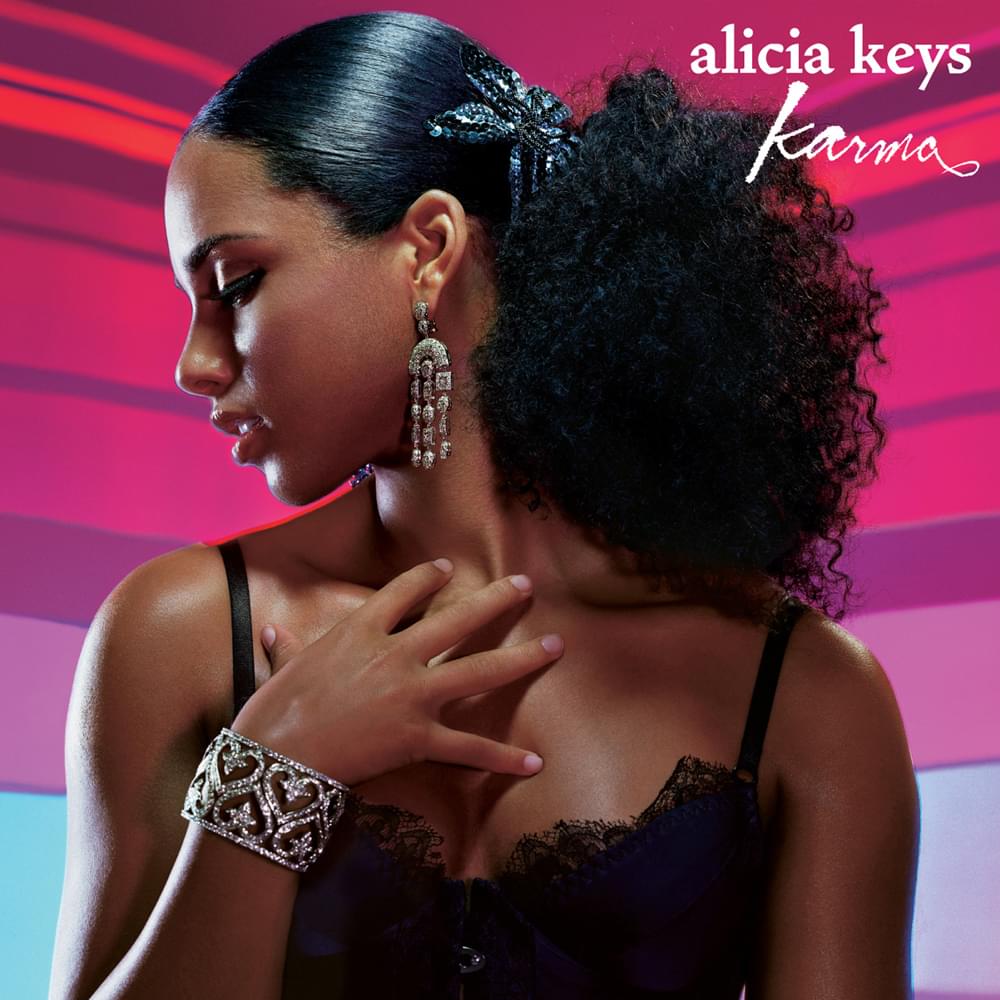 Album cover art for "Karma (Unplugged)" by Alicia Keys