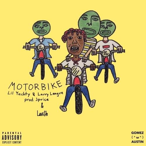 Album cover art for "Motorbike" by Lil Yachty & Larry League