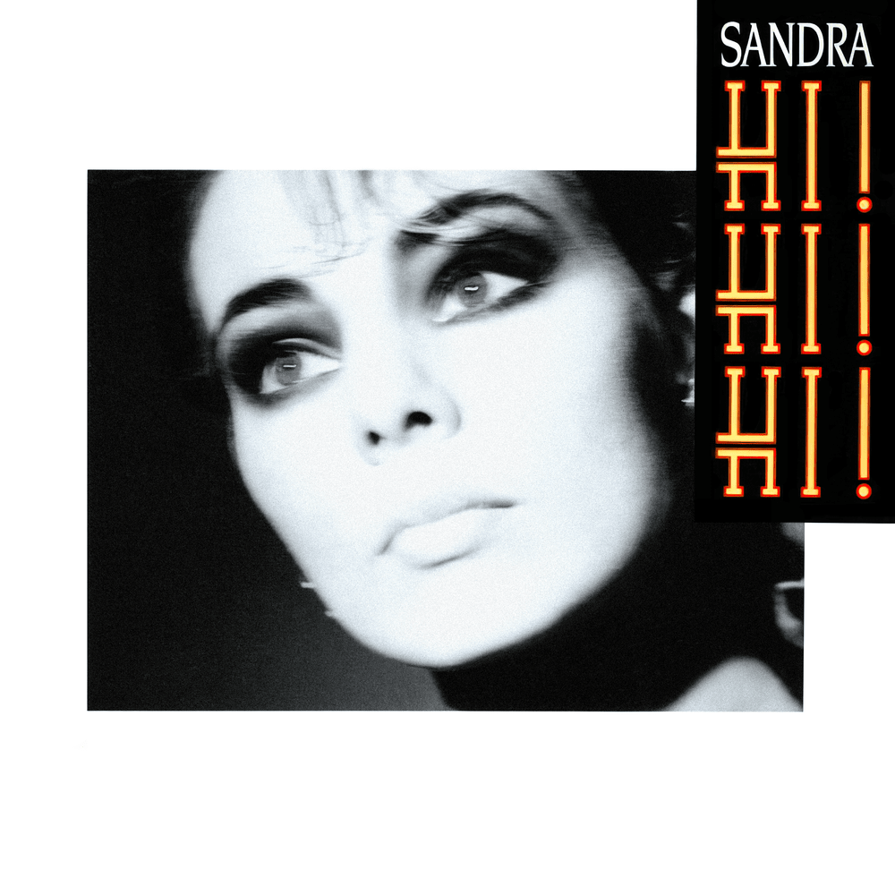 Album cover art for "Hi! Hi! Hi!" by Sandra