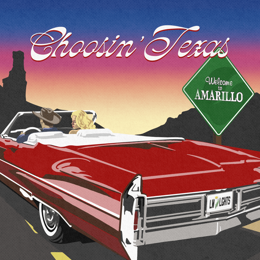 Album cover art for "Choosin’ Texas" by Ella Langley