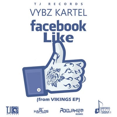 Album cover art for "Facebook Like" by Vybz Kartel