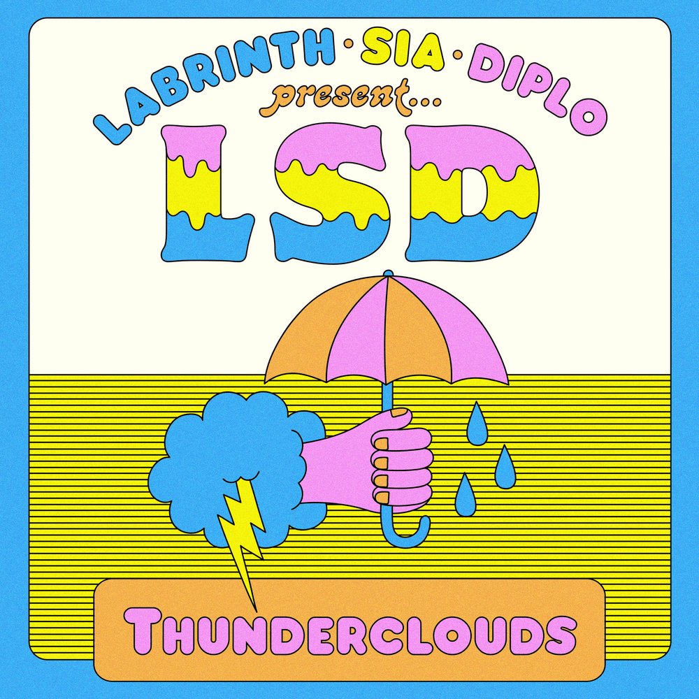 Album cover art for "Thunderclouds" by NOW That’s What I Call Music!