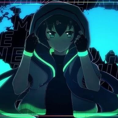 Album cover art for "Highlight" by KIRA (Producer) & 初音ミク (Hatsune Miku)
