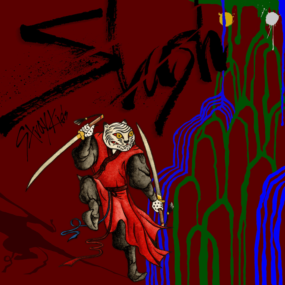 Album cover art for "Slash" by Stray Kids