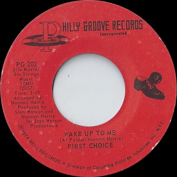 Album cover art for "Wake Up to Me" by First Choice