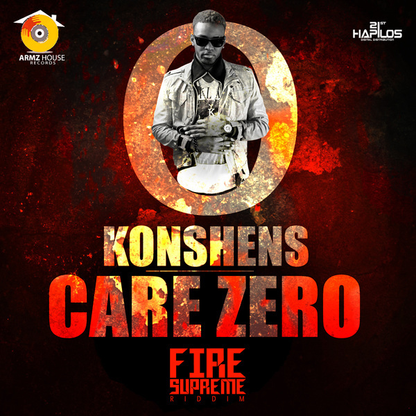 Album cover art for "Care Zero" by Konshens