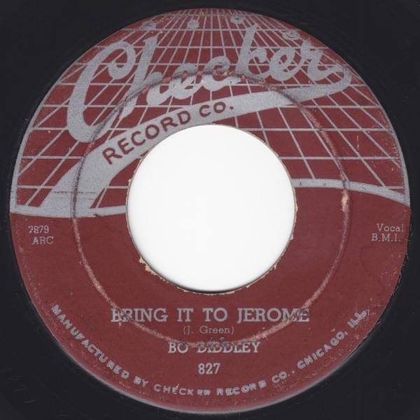Album cover art for "Bring It to Jerome" by Bo Diddley