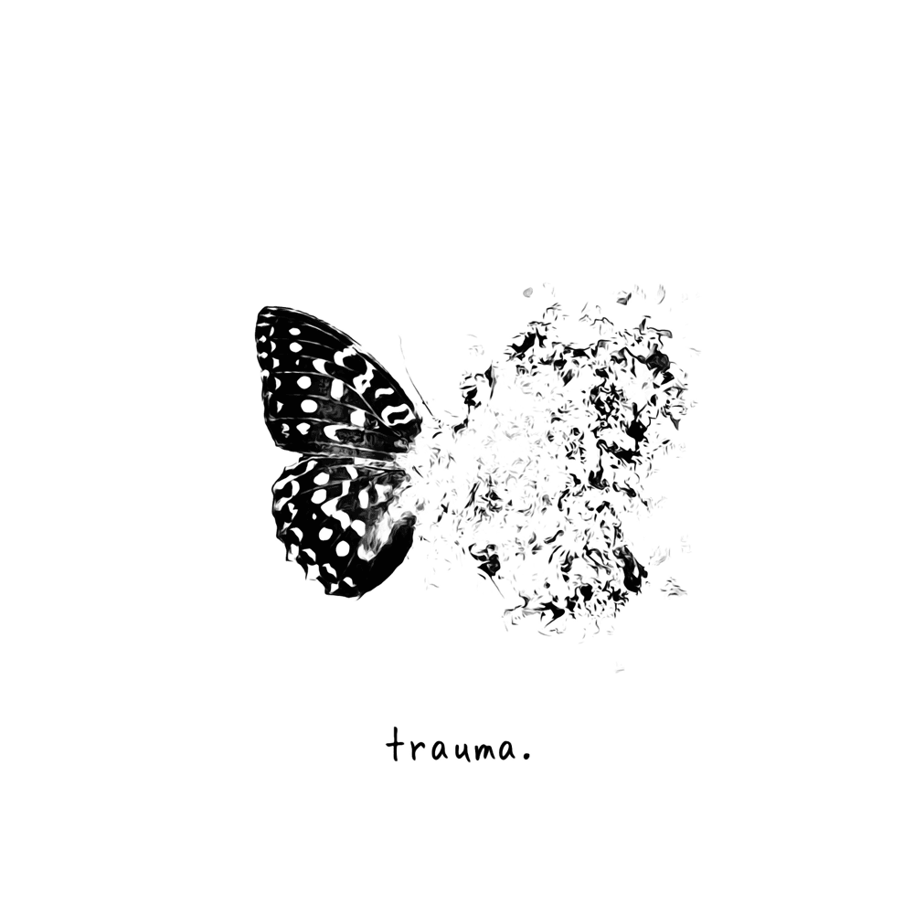 Album cover art for "trauma." by tylerhateslife