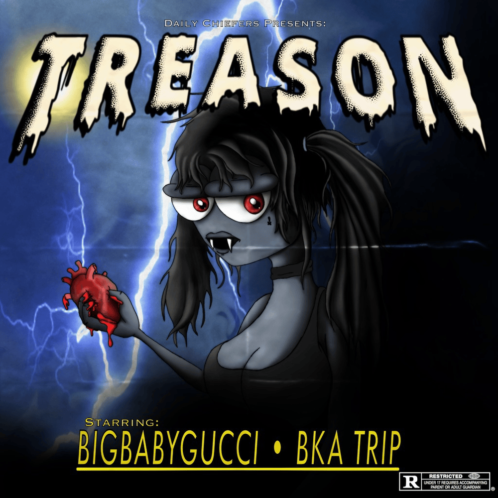 Album cover art for "Treason" by BIGBABYGUCCI