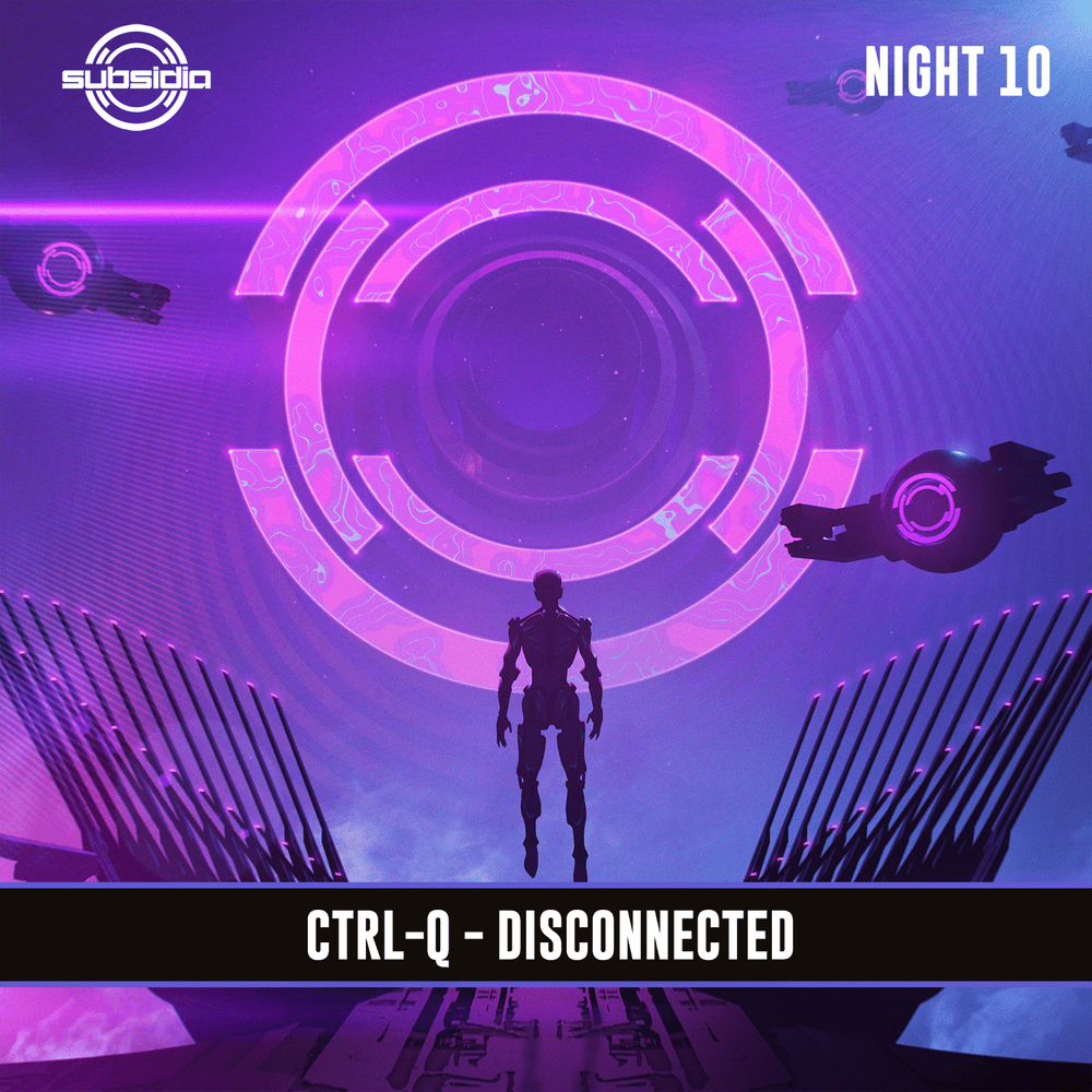 Album cover art for "Disconnected" by CTRL-Q