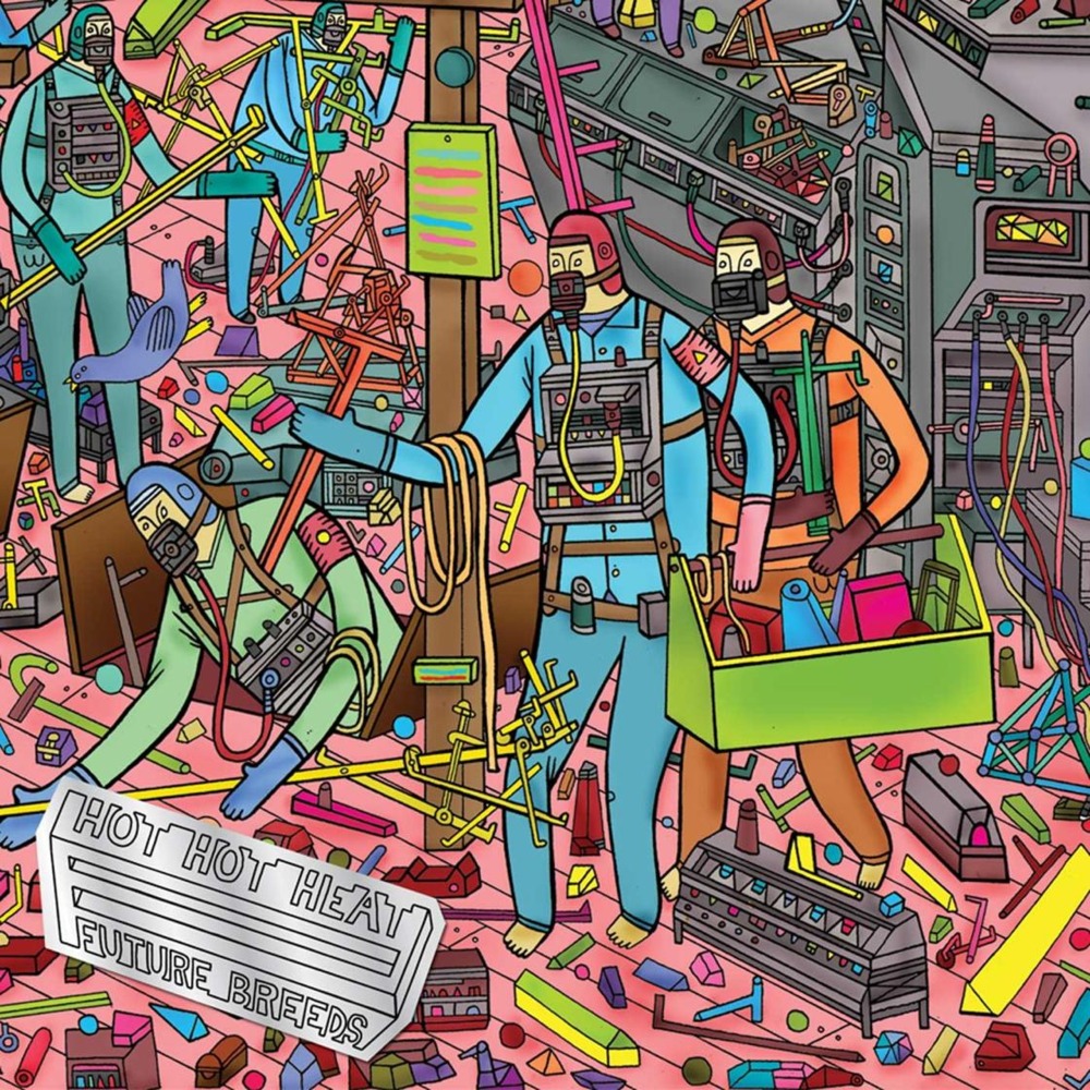 Album cover art for "Implosionatic" by Hot Hot Heat