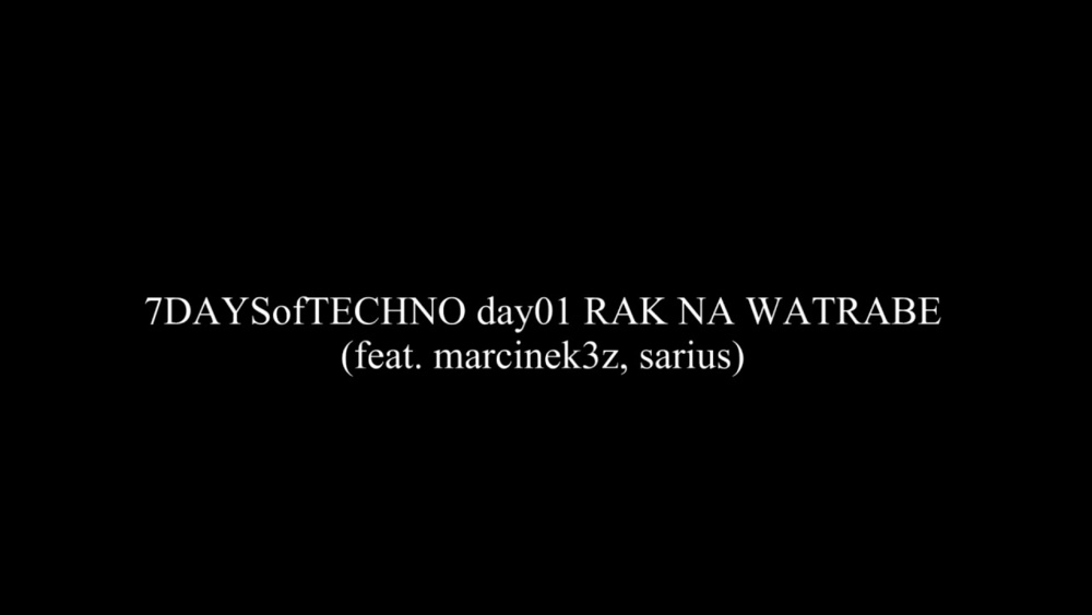 Album cover art for "Day 01 - Rak na wątrobę" by Rogal DDL & Marcinek 3Z & Sarius
