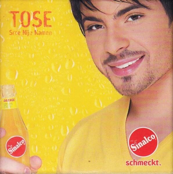 Album cover art for "Srce nije kamen" by Toše Proeski
