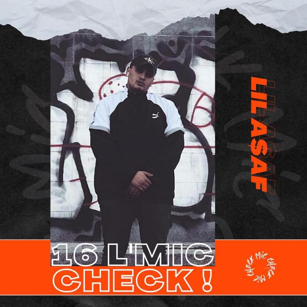 Album cover art for "LIL A$AF - 16 L’Mic Check" by LIL A$AF