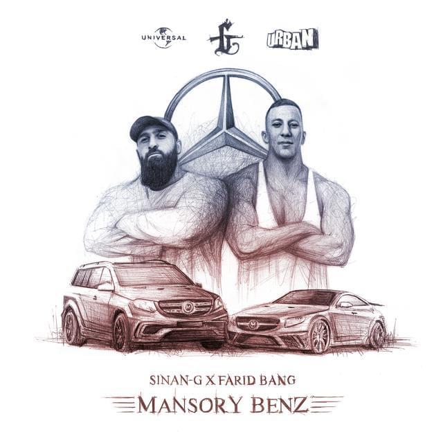 Album cover art for "Mansory Benz" by Sinan-G & Farid Bang