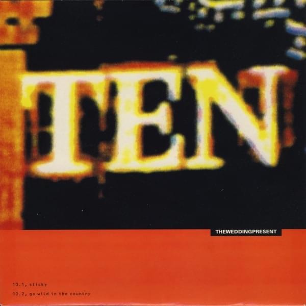 Album cover art for "Sticky" by The Wedding Present