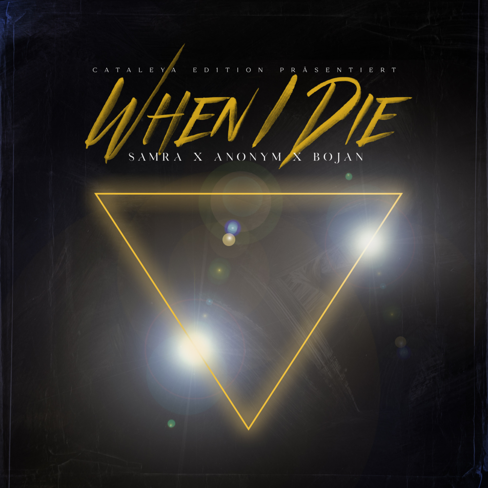 Album cover art for "WHEN I DIE" by Samra