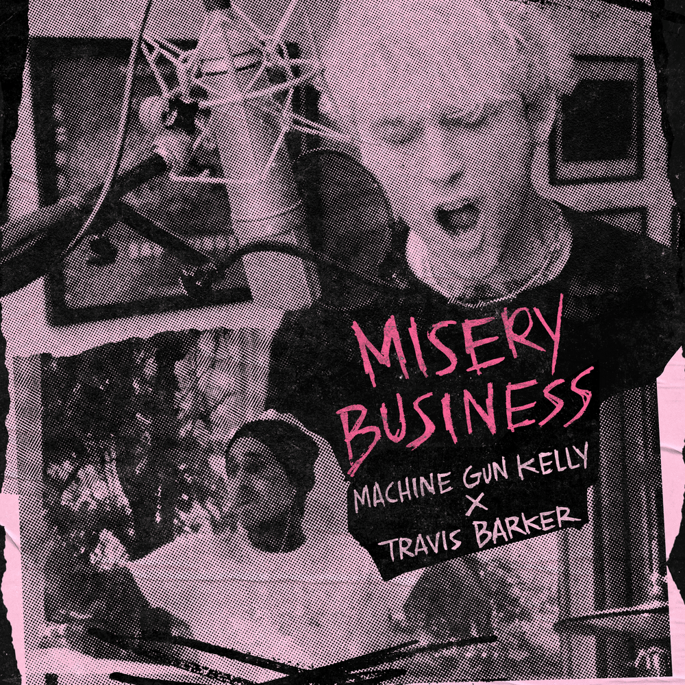 Album cover art for "Misery Business" by mgk