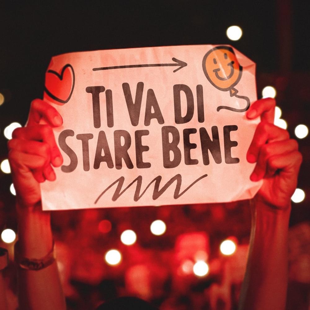 Album cover art for "Ti va di stare bene" by Ultimo