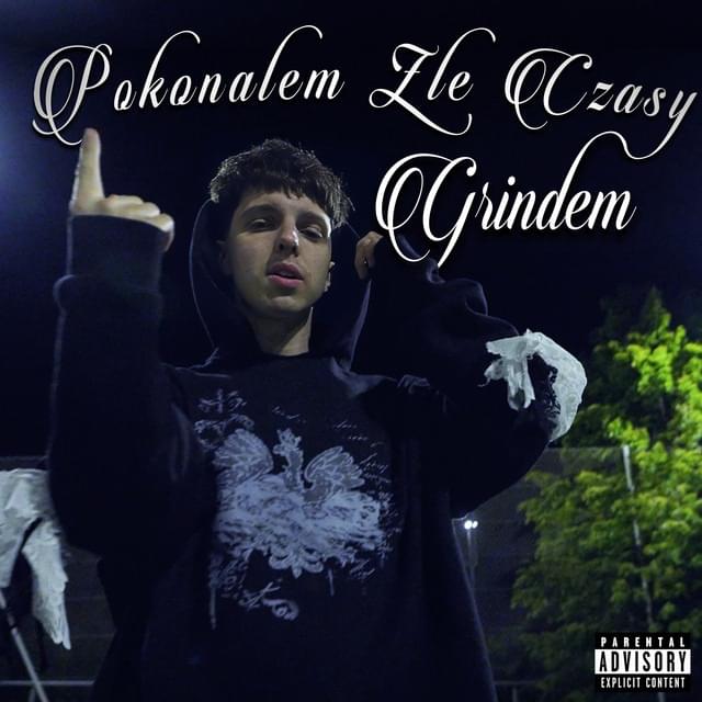 Album cover art for "POKONAŁEM ZŁE CZASY GRINDEM" by Haranczykov