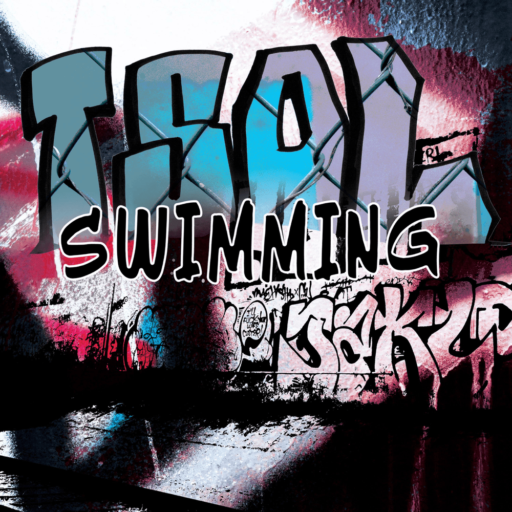 Album cover art for "Swimming" by T.S.O.L