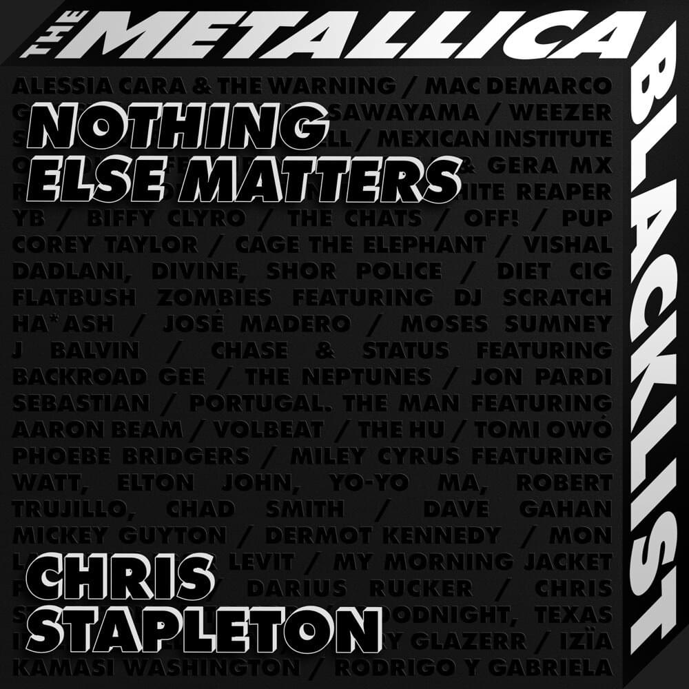 Album cover art for "Nothing Else Matters" by Chris Stapleton