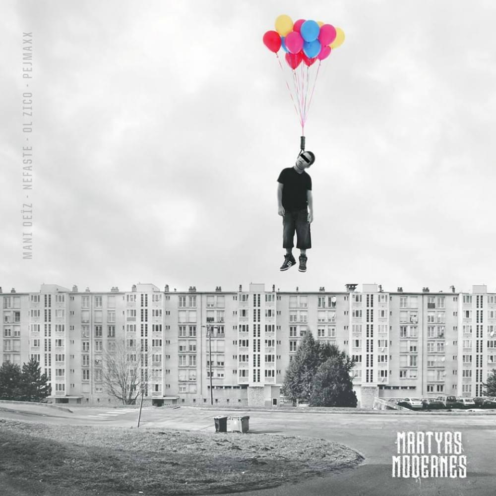 Album cover art for "Dans les yeux" by Mani Deïz & Pejmaxx & Nefaste & Ol Zico