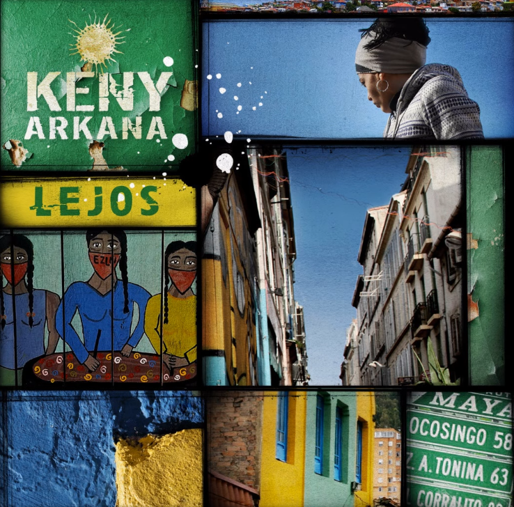 Album cover art for "Lejos" by Keny Arkana
