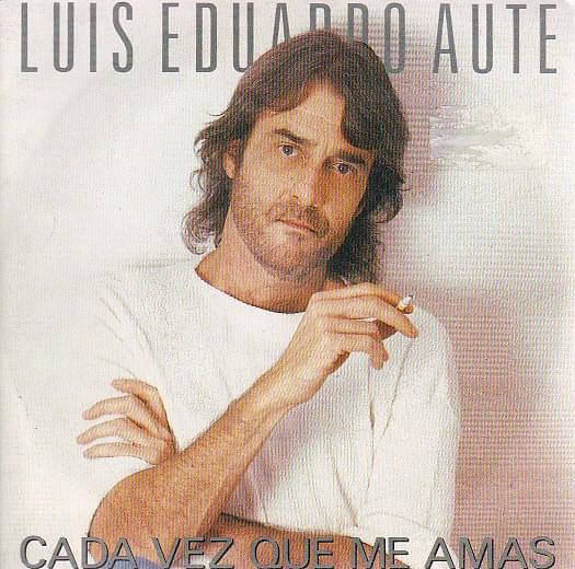 Album cover art for "Cada Vez Que Me Amas" by Luis Eduardo Aute