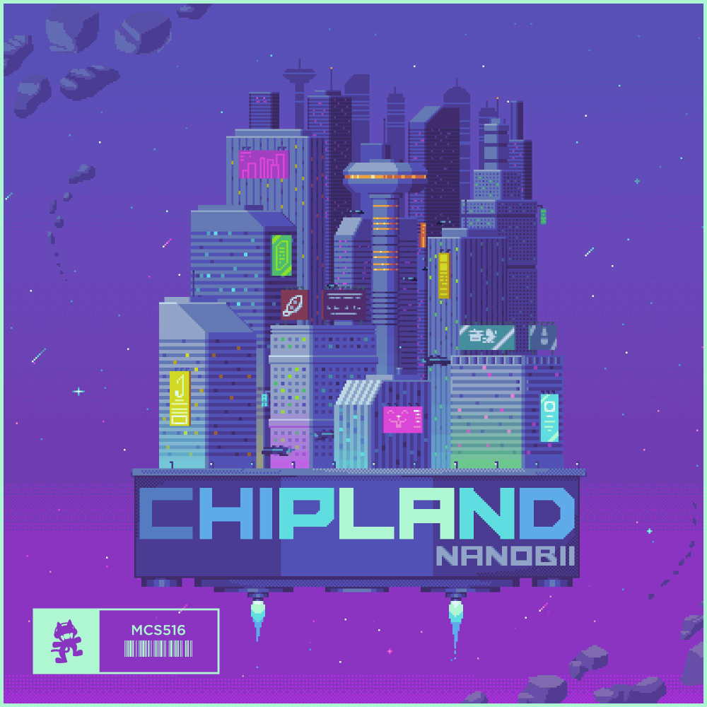 Album cover art for "Chipland" by nanobii