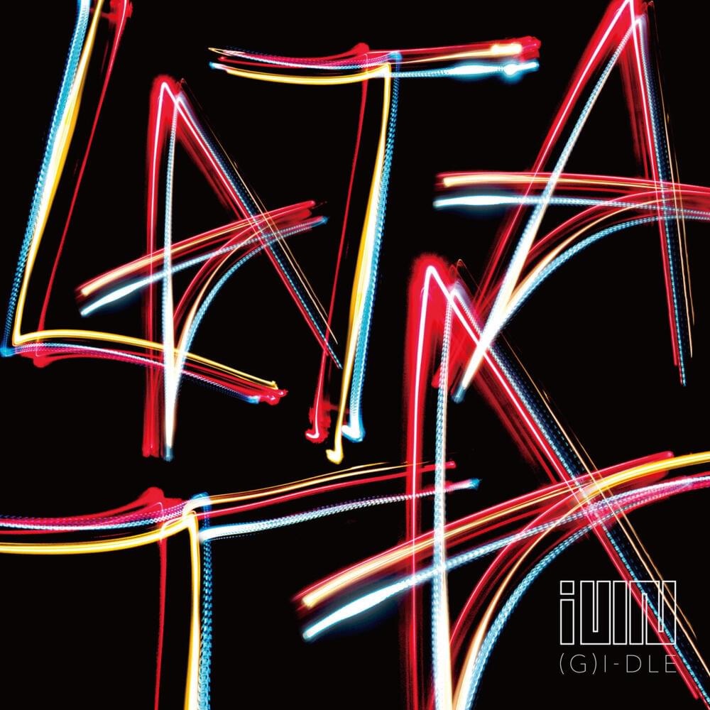 Album cover art for "LATATA (Japanese Ver.)" by i-dle (아이들)