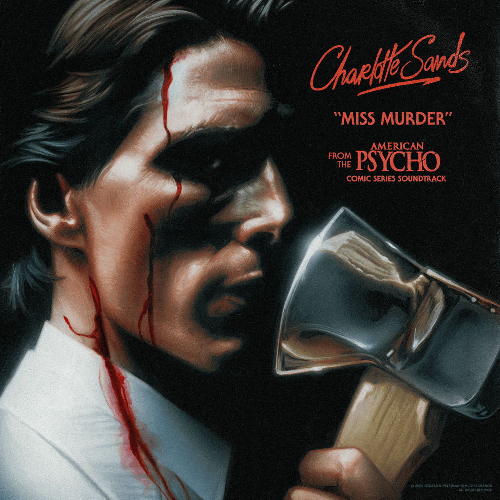 Album cover art for "Miss Murder" by Charlotte Sands