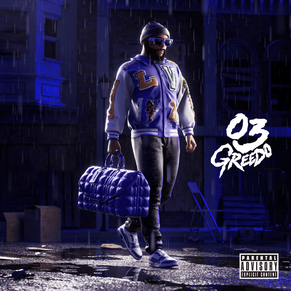 Album cover art for "Buss Me A Script" by 03 Greedo