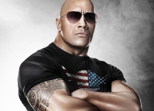 Album cover art for "The Rock WWE Profile" by WWE