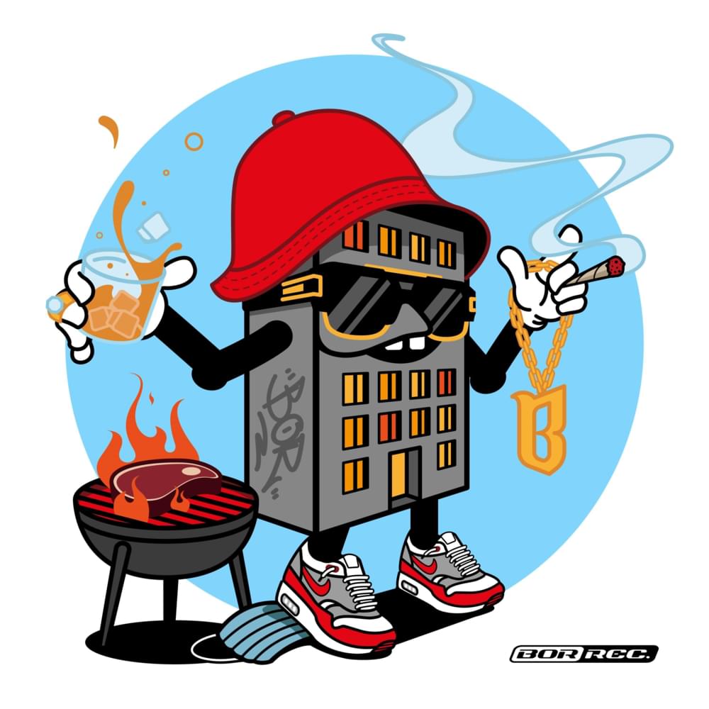 Album cover art for "Każdy Blok" by Paluch