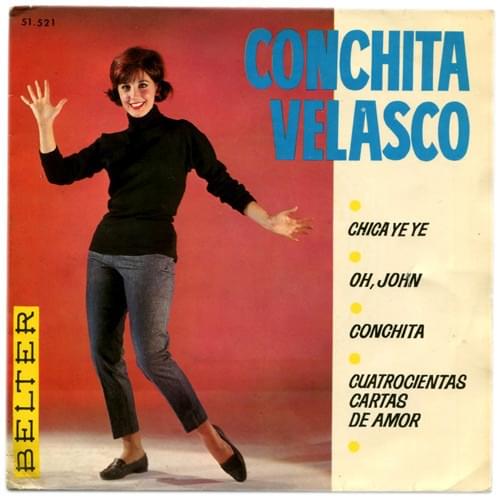 Album cover art for "Chica Ye Ye" by Concha velasco