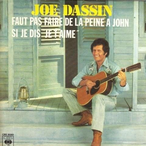 Album cover art for "Si je dis “je t’aime”" by Joe Dassin