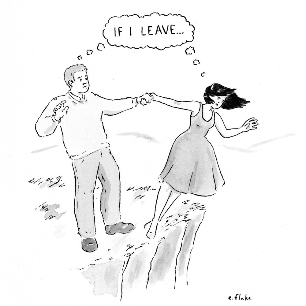 Album cover art for "If I Leave" by Mitski