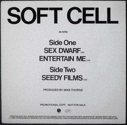 Sex Dwarf by Soft Cell