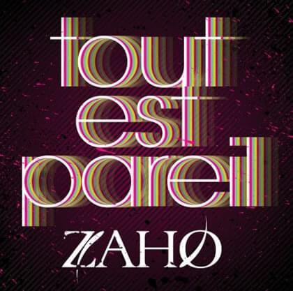 Album cover art for "Tout est pareil" by Zaho