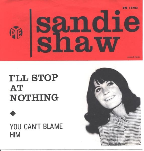 Album cover art for "I’ll Stop At Nothing" by Sandie Shaw