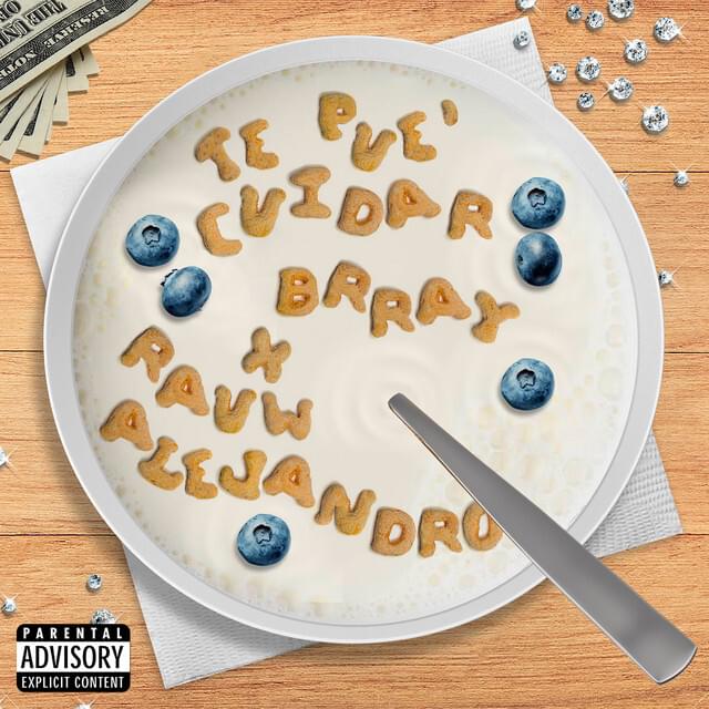 Album cover art for "Te Pue’ Cuidar" by Brray
