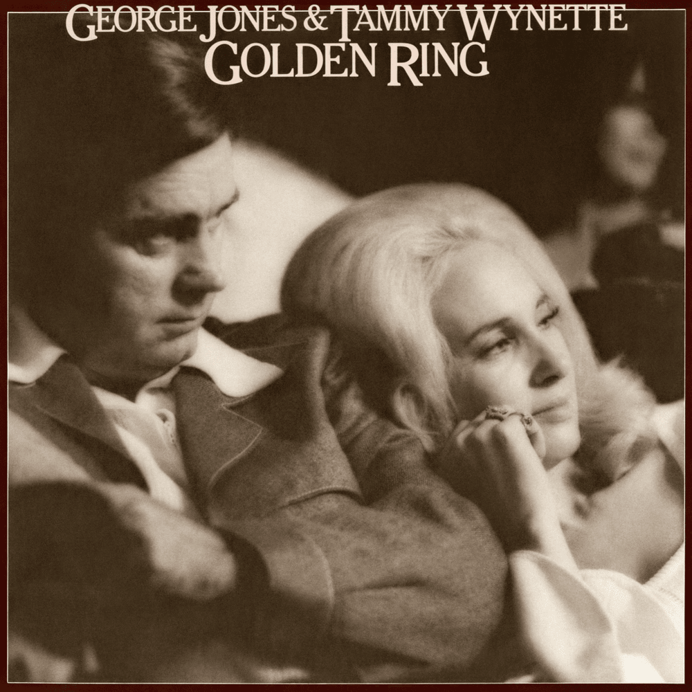 Album cover art for "Golden Ring" by George Jones