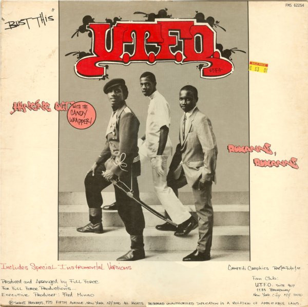 Album cover art for "Roxanne, Roxanne" by UTFO