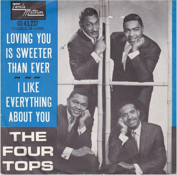 Album cover art for "Loving You Is Sweeter Than Ever" by The Four Tops